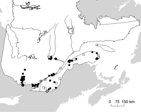 Carte répartition - Cypriède royal